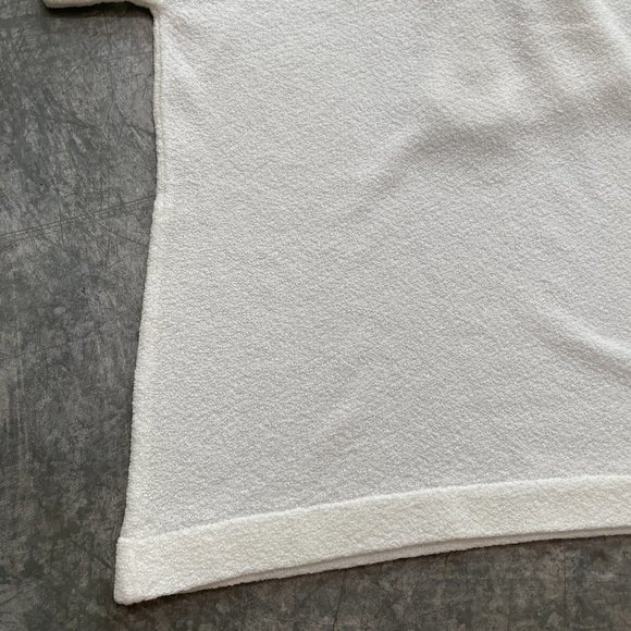 🎆🎇3fro$9 Women’s vintage blouse- white with blue trim- Size M - Picture 13 of 13